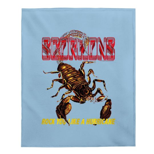 Scorpions German Rock Band Irl Black Adult Baby Blanket