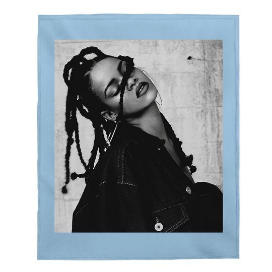 Rihanna B&w Aesthetic Baby Blanket