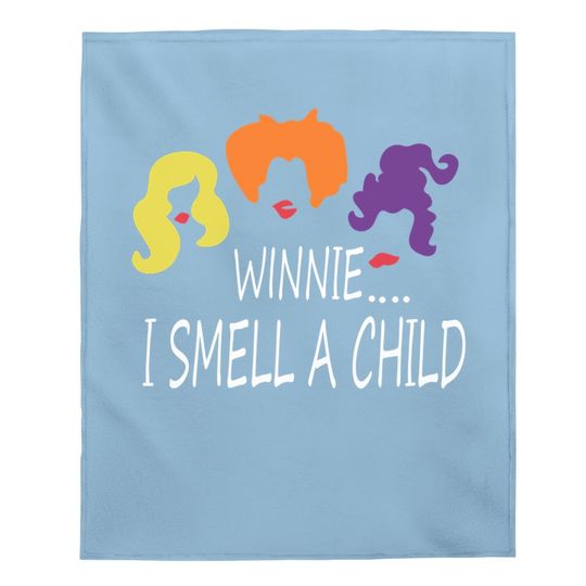 Halloween Pregnancy Baby Blanket I Smell A Child Baby Blanket Skeleton Maternity Halloween Baby Blanket