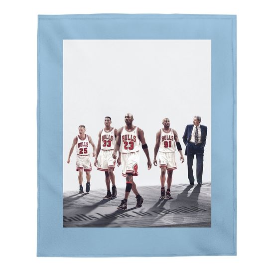 The Last Dance Baby Blanket Michael Jordan Scottie Pippen Dennis Rodman Baby Blanket