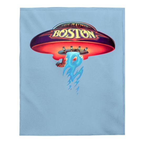 Boston Rock Band Mans Soft Baby Blanket