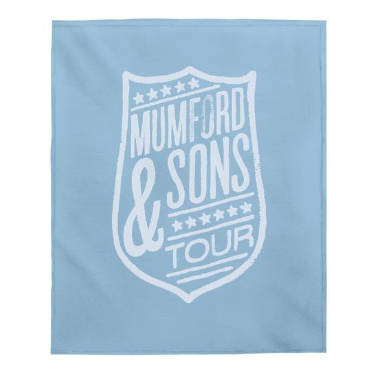 Mumford & Sons "shield" Tour Baby Blanket