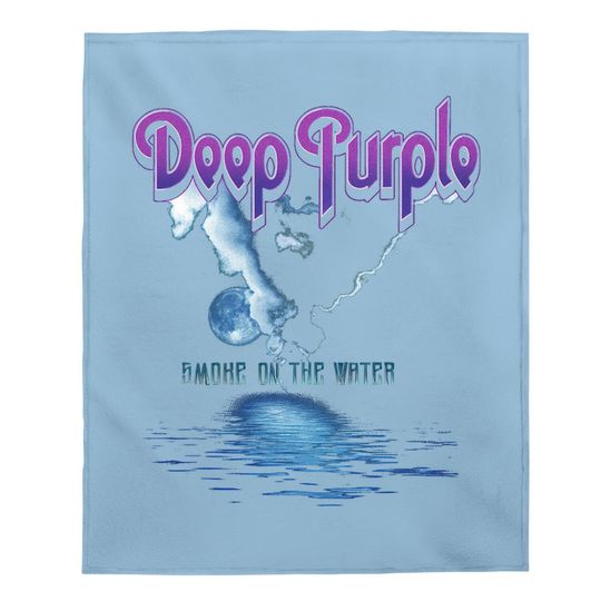 Deep Purple Smoke On The Water Baby Blanket