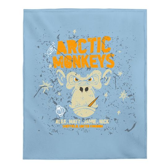 Music Band Arctic Music Monkeys Baby Blanket