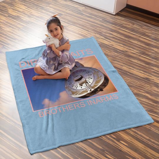 Dire Straits Brothers In Arms Rock  baby Blanket