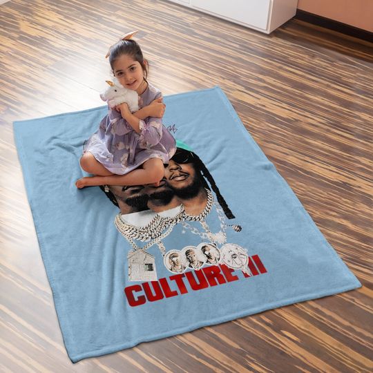 Migos Culture Iii Album Baby Blanket