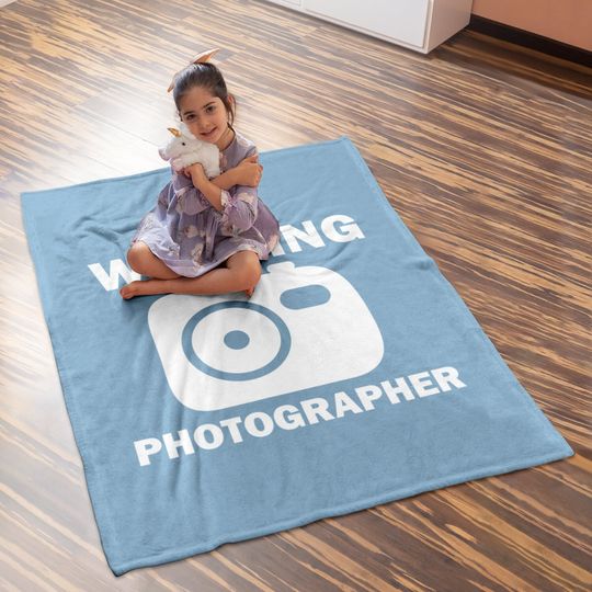 Wedding Photographer  baby Blanket