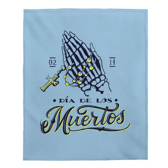 Muertos Dia De Los Day Of The Dead Baby Blanket