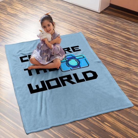 Capture The World Baby Blanket