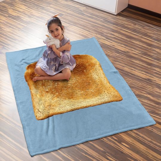 Bread Baby Blanket Toast Costume Baby Blanket Funny Gluten Baby Blanket