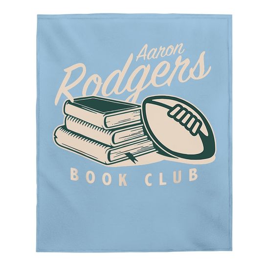 Aaron Rodgers Book Club Baby Blanket