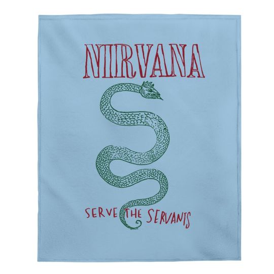 Nirvana Serve The Servants Serpent Baby Blanket