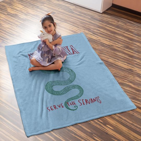 Nirvana Serve The Servants Serpent Baby Blanket