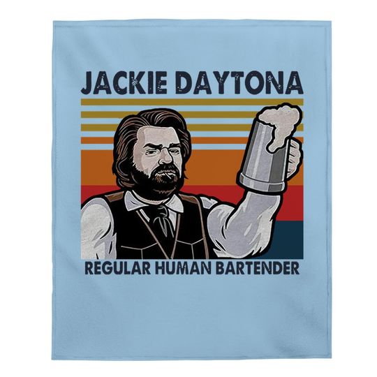 Jackie Daytona Regular Human Bartender Vintage Baby Blanket