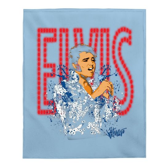 Elvis Presley Singing Baby Blanket