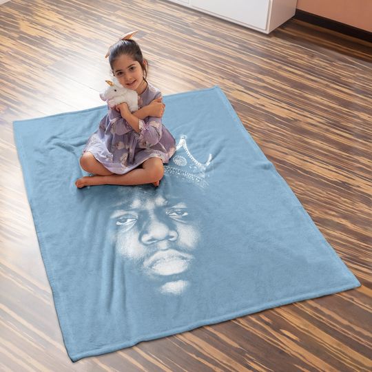 Biggie Notorious Smalls Baby Blanket