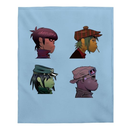 Gorillaz Aries Merch Russel Hobbs Baby Blanket