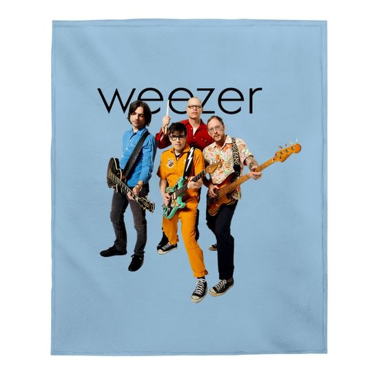 Weezer The Band Baby Blanket