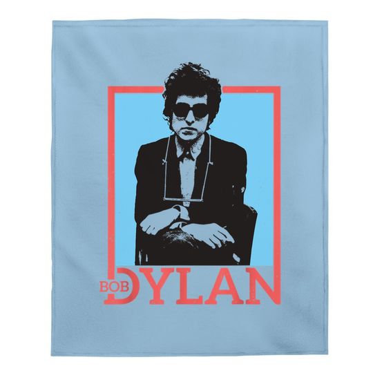 Bob Dylan Outline ly Licensed Baby Blanket