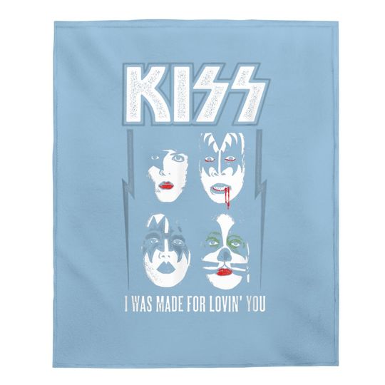 Kiss Rock Band Baby Blanket