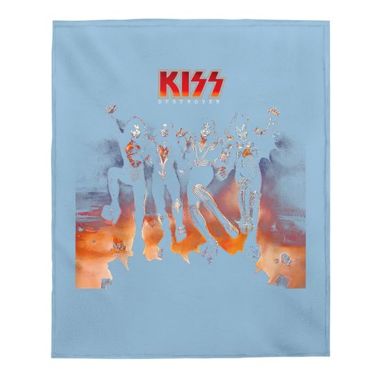 Kiss Rock Band Baby Blanket