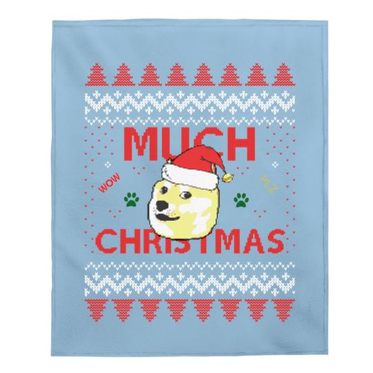 Discover Christmas Doge Baby Blanket