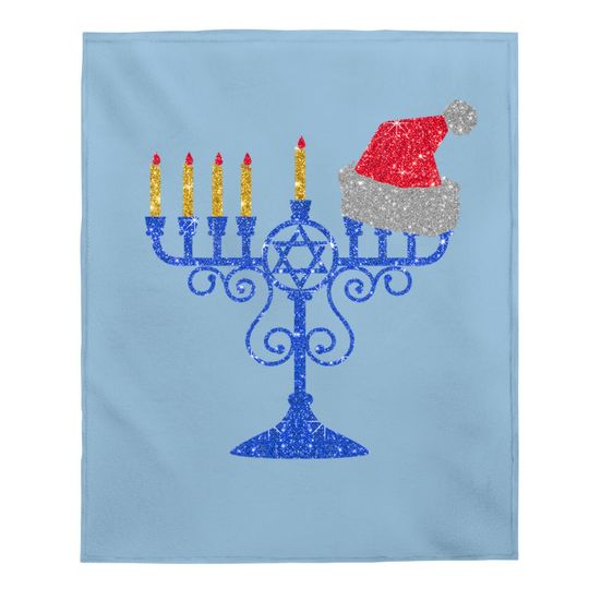 Christmas Candle Baby Blanket