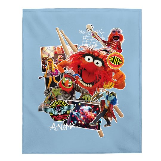 Disney Muppets Animal Dr.teeth And The Electric Mayhem Baby Blanket