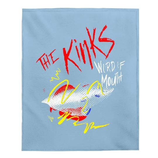 The Kinks Band Baby Blanket