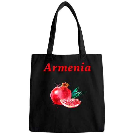 Free Defend Support Armenia National Fruit Pomegranate Tote Bag