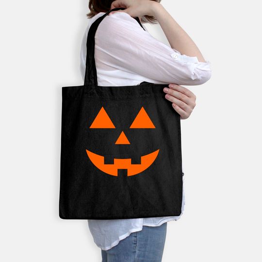 Spooky Jack O Lantern Halloween Party Pumpkin Patch Autumn Tote Bag