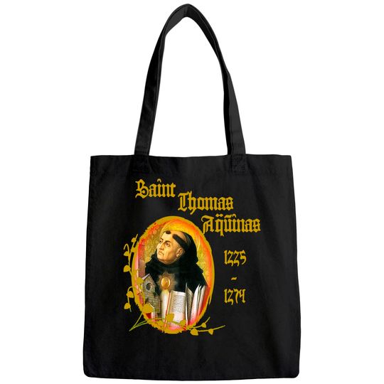 St Thomas Aquinas Catholic Tote Bag