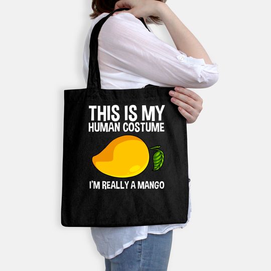 This Is My Human Costume Mango Fruit Tote Bag
