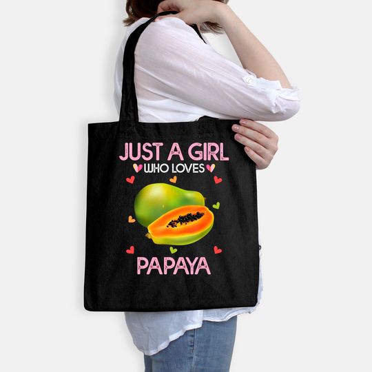 Papaya Fruit Tote Bag