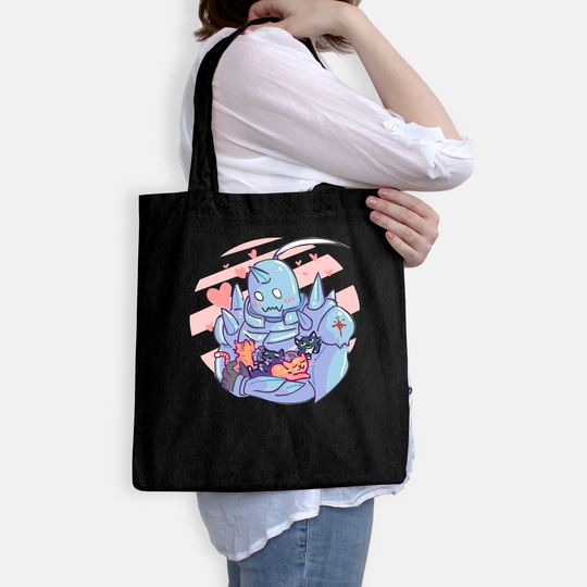 Fullmetal Alchemist Kittens Fashion Men's Short Sleeve Tote Bag