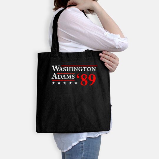 Washington Adams 1789 Vintage Election Tote Bag