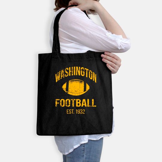 Vintage Washington Football Tote Bag