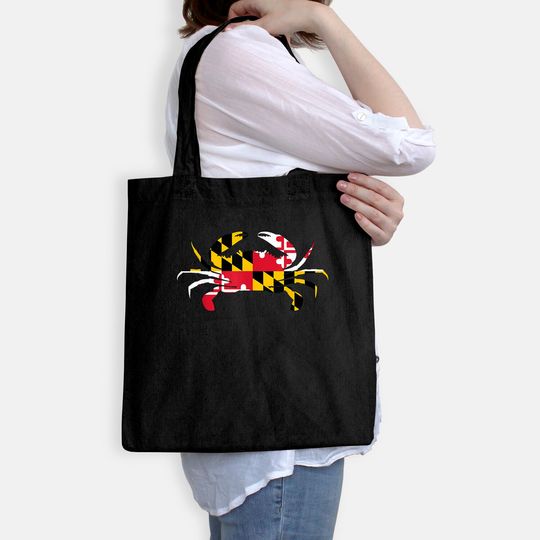 Maryland Crab State Pride Flag Tote Bag
