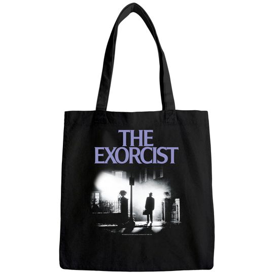 The Exorcist Purple Logo Tote Bag
