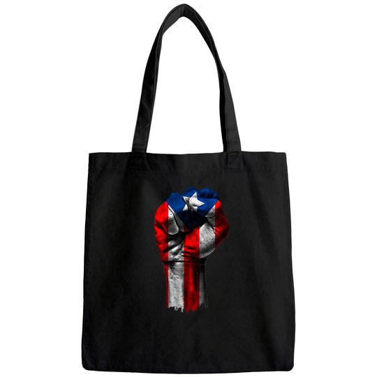 Puerto Rico Fist Tote Bag