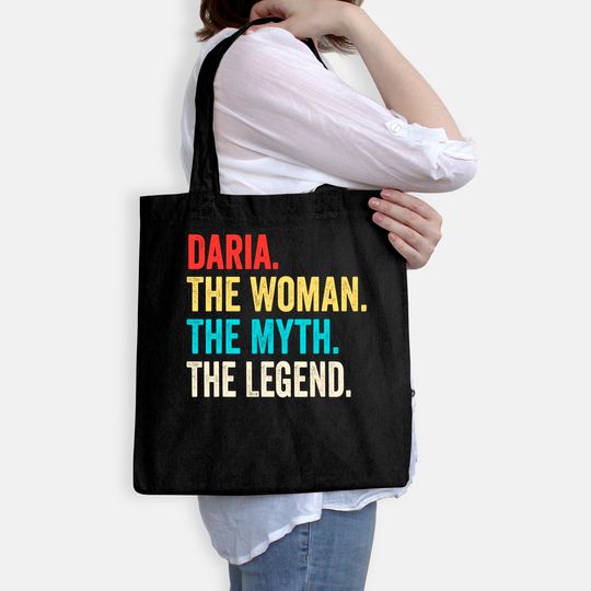 Name Daria The Woman The Myth And The Legend Tote Bag