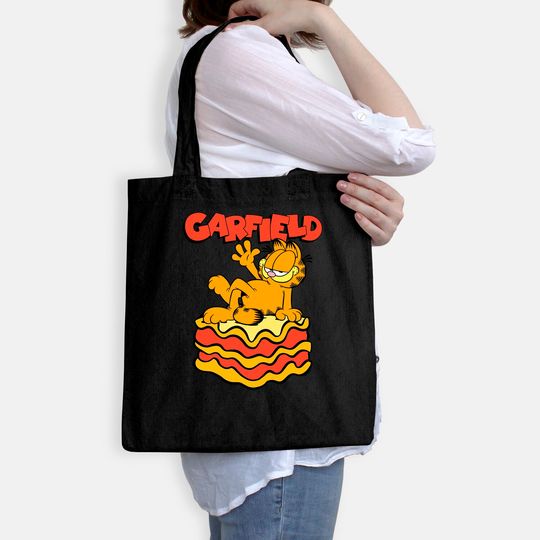 Lasagna Slice Garfield Pose Tote Bag