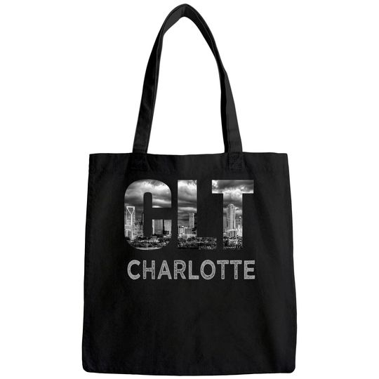 CLT Airport Code City Of Charlotte Tote Bag