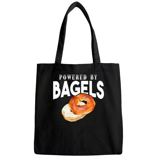 Bagel Lover Gifts - Powered By Bagels Gift Tote Bag