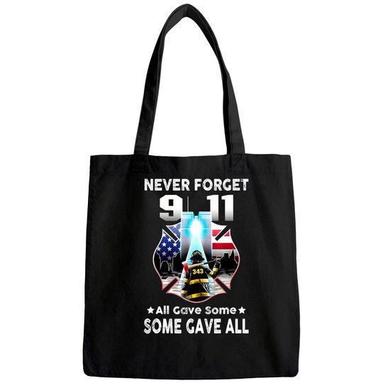 Never Forget 9-11-2001 20th Anniversary Tote Bag