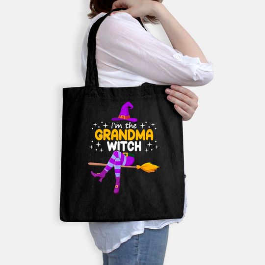 Im The Grandma Witch Halloween Family Matching Group Costume Tote Bag