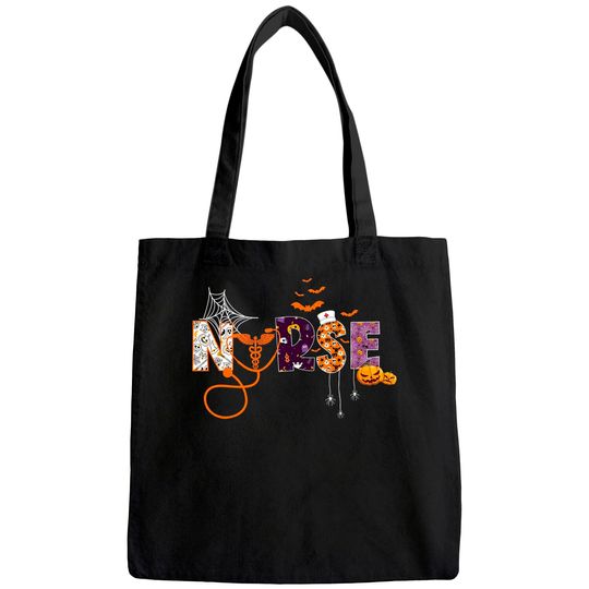 Nurse Health Worker Halloween Tote Bag