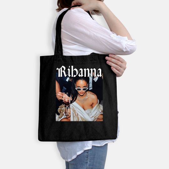 Rihanna Singer Tote Bag