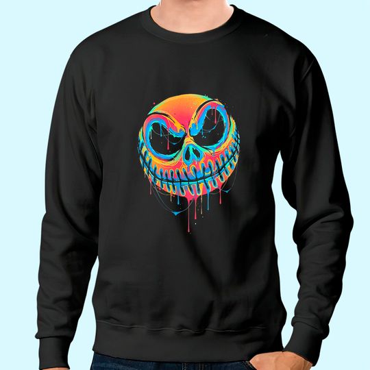 Discover A Colorful Nightmare Gothic Black Sweatshirt