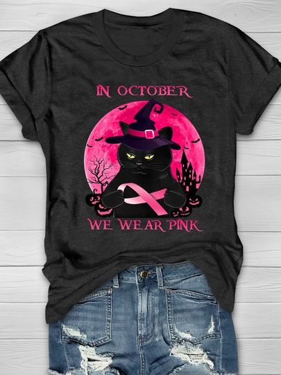 Discover In October We Wear Pink T-shirt